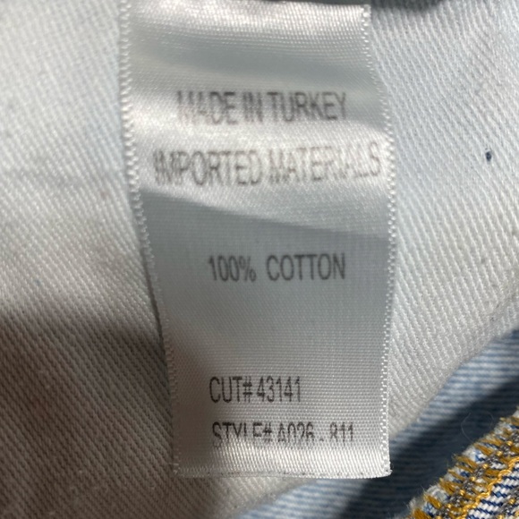 Aritzia Agolde Parker Vintage Cut-Off Distressed Rip Jean Denim Shorts Size 27 - Picture 16 of 16